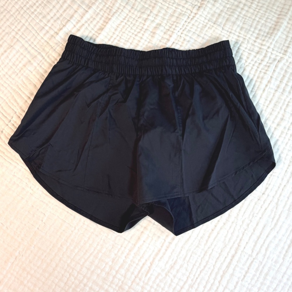 All In Motion Running Shorts Medium Women Black Athletic Gorpcore Gym Activewear